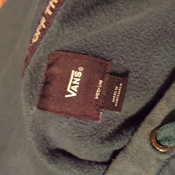 Vans Off the Wall forest green hoodie |M| - Picture 3 of 8